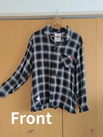 Vintage blurred shirts 블랙 3 사이즈