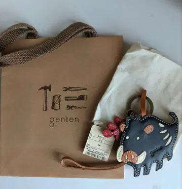 [미사용 새상품] genten 겐텐 참 십이지 이노시시 키링