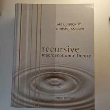 recursive macroeconomic theory 제3판