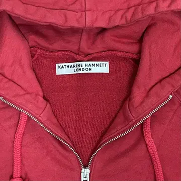 KATHARINE HAMNETT 마룬 후드티 L 사이즈