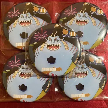 원피스 onepiece 무기와라 스토어 신주쿠 캔뱃지 5개 징베 C