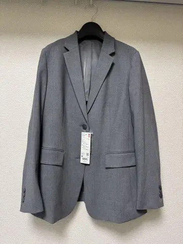 테일러드 자켓 릴랙스 핏 M 그레이 새상품