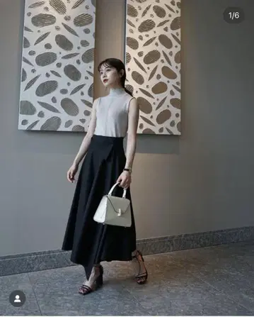 로르 l'or Front line knit 그레이 [완판 상품]