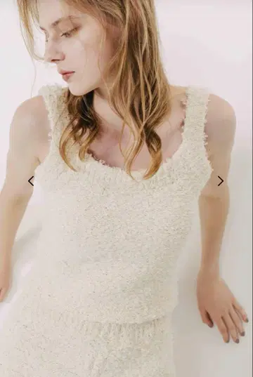 THETOE Union Knit Tank Top white S