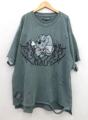 GALFY 갈피 염색 염색 강아지 헤짐 Tee