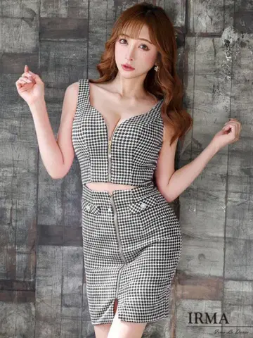 [IRMA/일마] 프론트 지퍼 / 뷔스티에 / 허리 컷