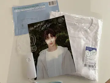 BYEONWOOSEOK T셔츠 SUMMER LETTER 2024