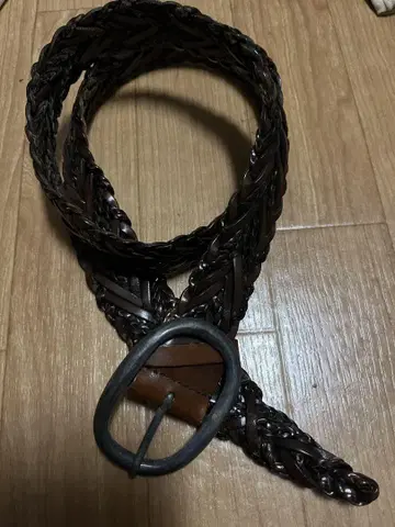 레어 남성용 벨트 메쉬 벨트 빈티지 천연 가죽 브라운 이탈리아제