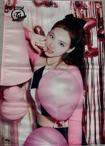 TWICE 나연 패브릭 포스터 일본 데뷔 5주년