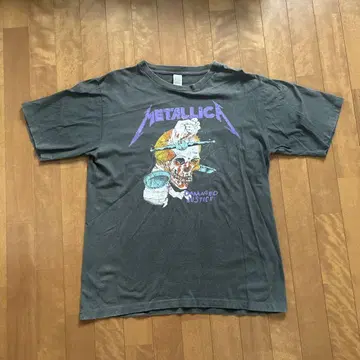 METALLICA Damaged Justice 티셔츠 XL 그레이