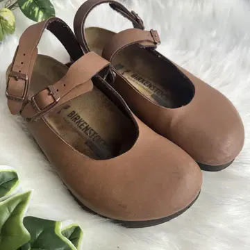 [새상품급] BIRKENSTOCK 모로코 라이트 브라운 슬립온 24.5