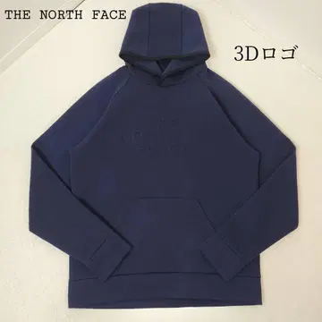 THE NORTH FACE 풀오버 후드티 네이비 3D 로고 M