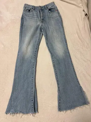 MOUSSY 부츠컷 데님 라이트 블루