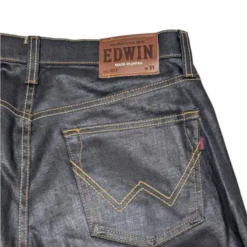 EDWIN 스트레이트 데님 블랙 31
