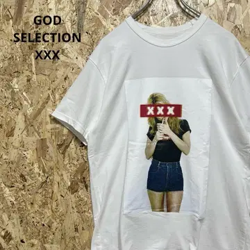 a83 [인기] GOD SELECTION XXX 프린트 티셔츠 M 사이즈