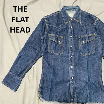 THE FLAT HEAD 데님 셔츠