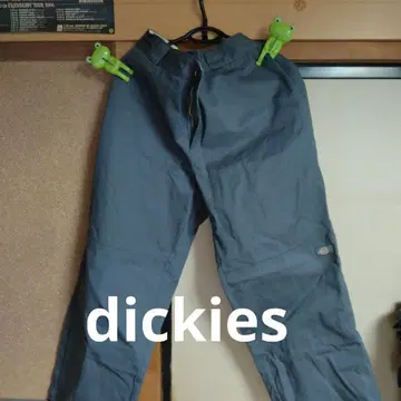 Dickies 워크 팬츠 그레이 포켓 부착
