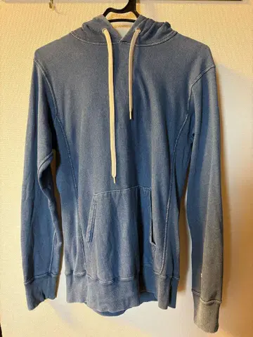 Champion Reverse Weave 후드티 M 블루
