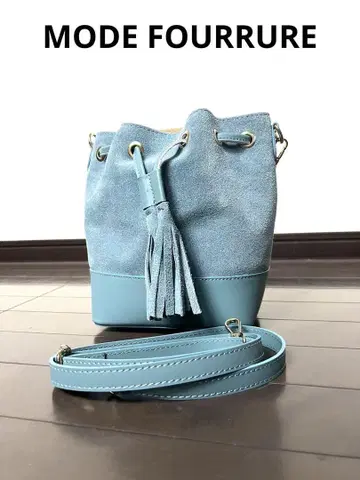 모드풀레르 MODE FOURRURE 이탈리안 카프 복조리 숄더백
