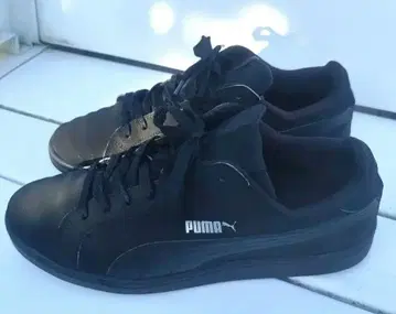 고품질 PUMA 블랙 스니커즈 27cm