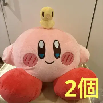 별의 커비 뽀뽀뽀 온천 BIG 봉제 인형 병아리 온천 남코 한정판