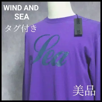 WIND AND SEA 티셔츠 긴팔 라메 믹스 택 포함 L 사이즈
