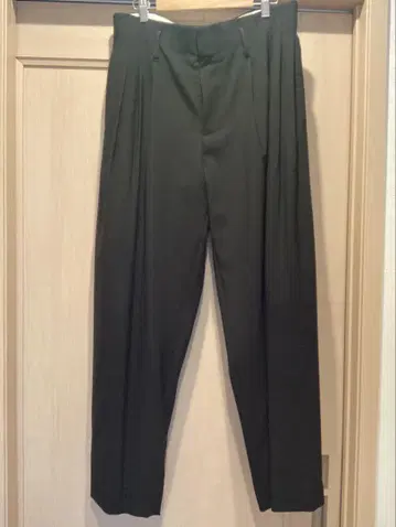 OVERCOAT 25SS 5Tuck Trouser BLACK M1