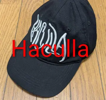 새상품급 Haculla 자수 로고 캡 블랙