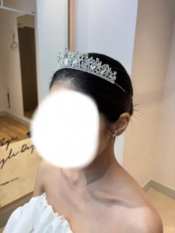 크리스탈 웨딩 티아라