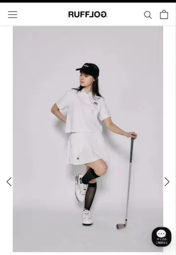 RUFFLOG RW SHORT POLO SHIRT 화이트 S