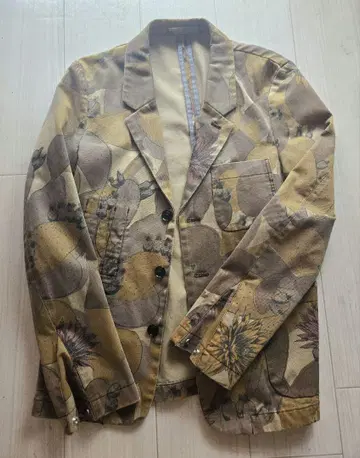 paul smith PSJ 꽃무늬 베이지 테일러드 재킷 반바지