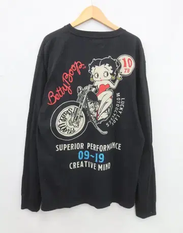 SKULL WORKS x BettyBoop 10주년 롱T셔츠