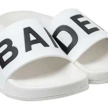 반델 BANDEL 샌들 white BIG LOGO M 27cm