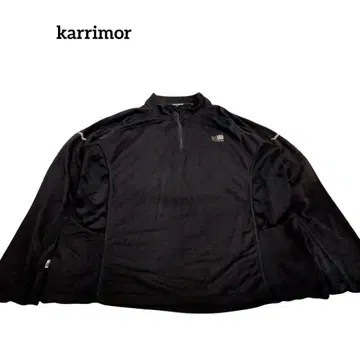 구제 karrimor 롱T 하프 지퍼 상의 긴팔 상의