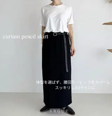 새상품 argue THE CURTAIN PENCIL SKIRT