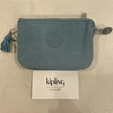 새상품! Kipling 블루 파우치 키링 포함