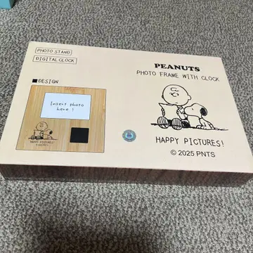 스누피 디지털 시계 부착 사진 스탠드!