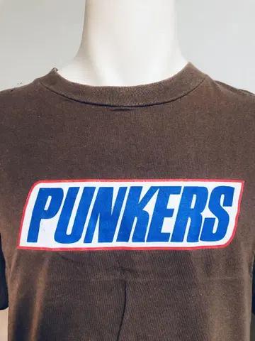NOFX 90년대 PUNKERS 빈티지 티셔츠 XL 브라운