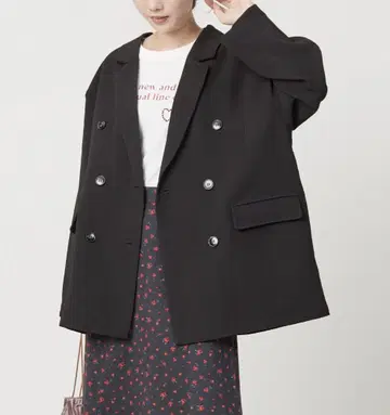 [새상품] FREAK'S STORE 더블 테일러드 자켓 블랙