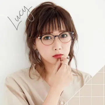Zoff 다나카 리나 콜라보 안경 Lucy 블루라이트 차단