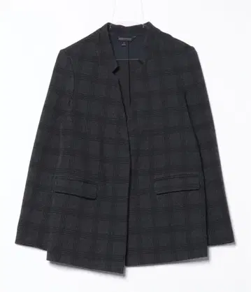 BANANA REPUBLIC 노카라 체크 재킷 (예쁨)