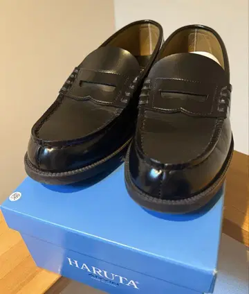 [미품] HARUTA 로퍼 26cm 블랙