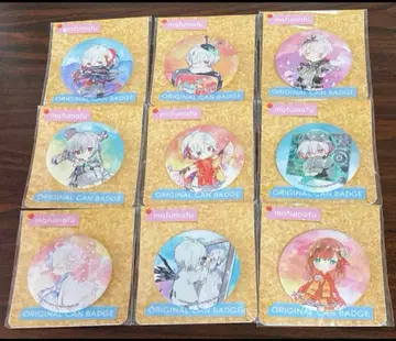 마후마후 패밀리마트 캔뱃지 9종 컴플리트 세트