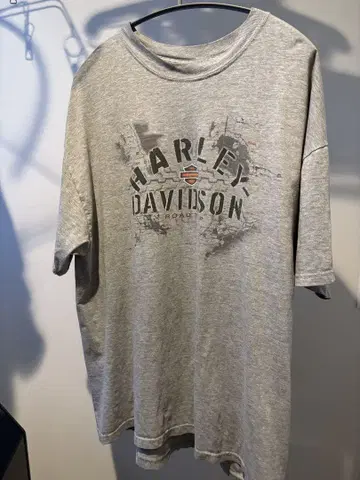 Harley-Davidson 그레이 반팔 티셔츠 XL