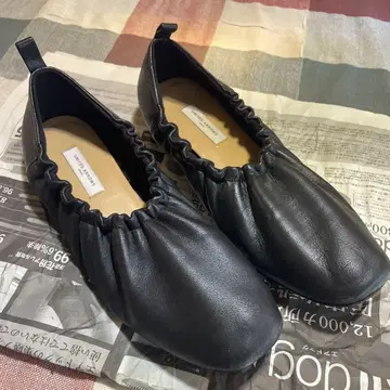 united arrows 블랙 발레 슈즈