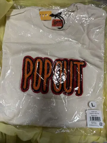 YOASOBI POP OUT 티셔츠 L 내추럴