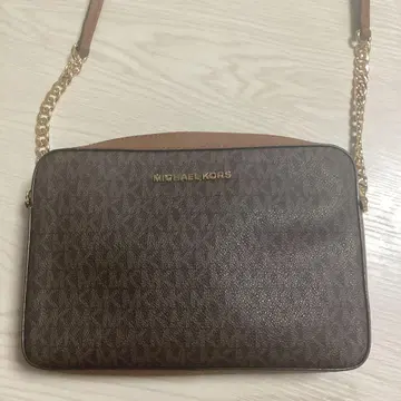 MICHAEL KORS 브라운 숄더백