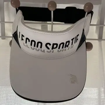 LE COQ SPORTIF 리쥬 바이저 화이트/블랙