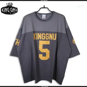 KING GNU FOOTBALL TEE GREY 2XL 츠네타 다이키