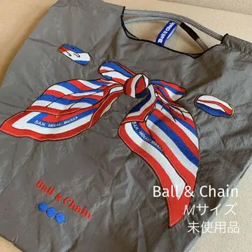 Ball & Chain 리본 무늬 숄더백